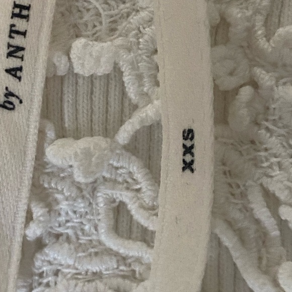 🤍Anthropologie The Pippah Lace Applique Tank Size XXS - Picture 8 of 11